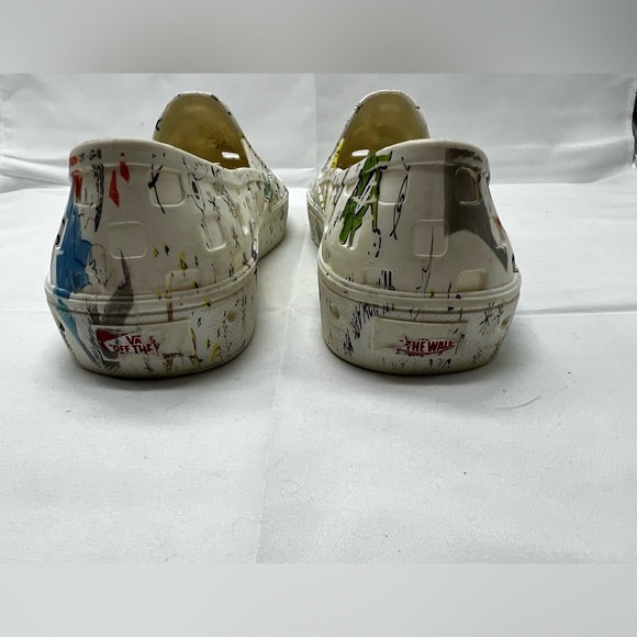 Daniel Johnston Vans Slip On Trek Slides ( Austin TX release only) (MB2) RARE - Picture 5 of 10